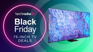 Black Friday 75-inch TV deals banner