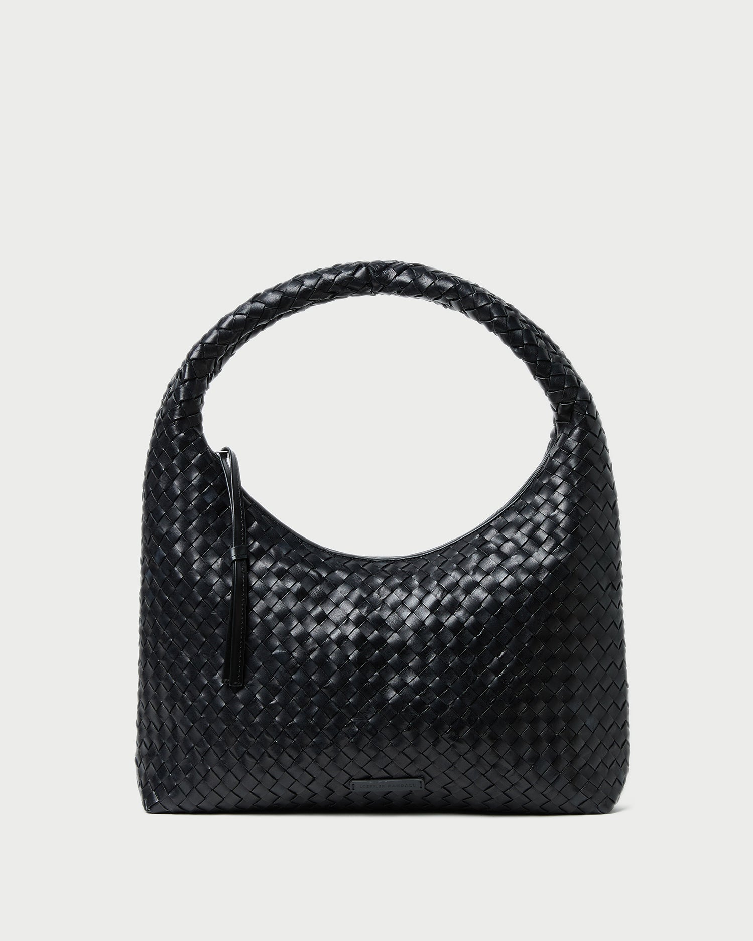 Willow Black Woven Hobo Bag - Black / O/s