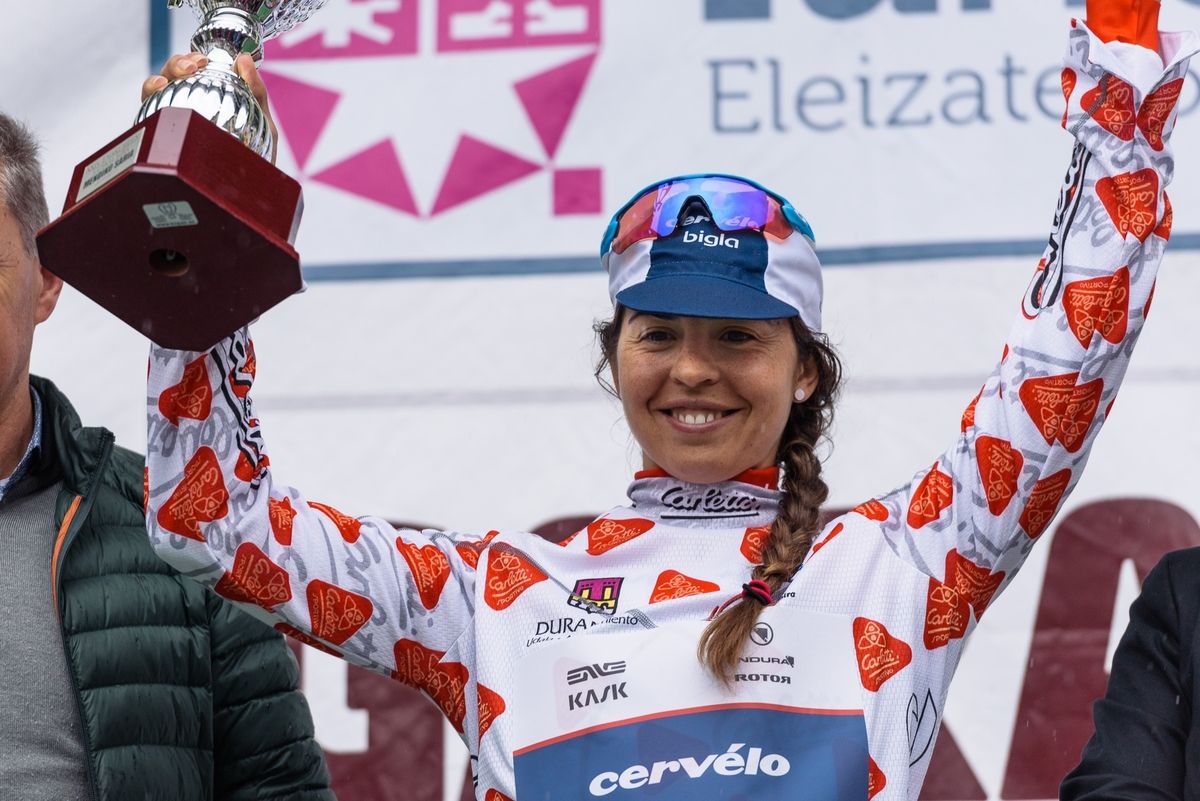 Carmen Small is the leader of the mountains classification