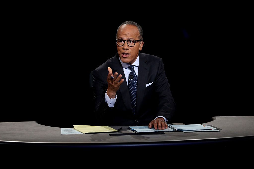 Lester Holt. 