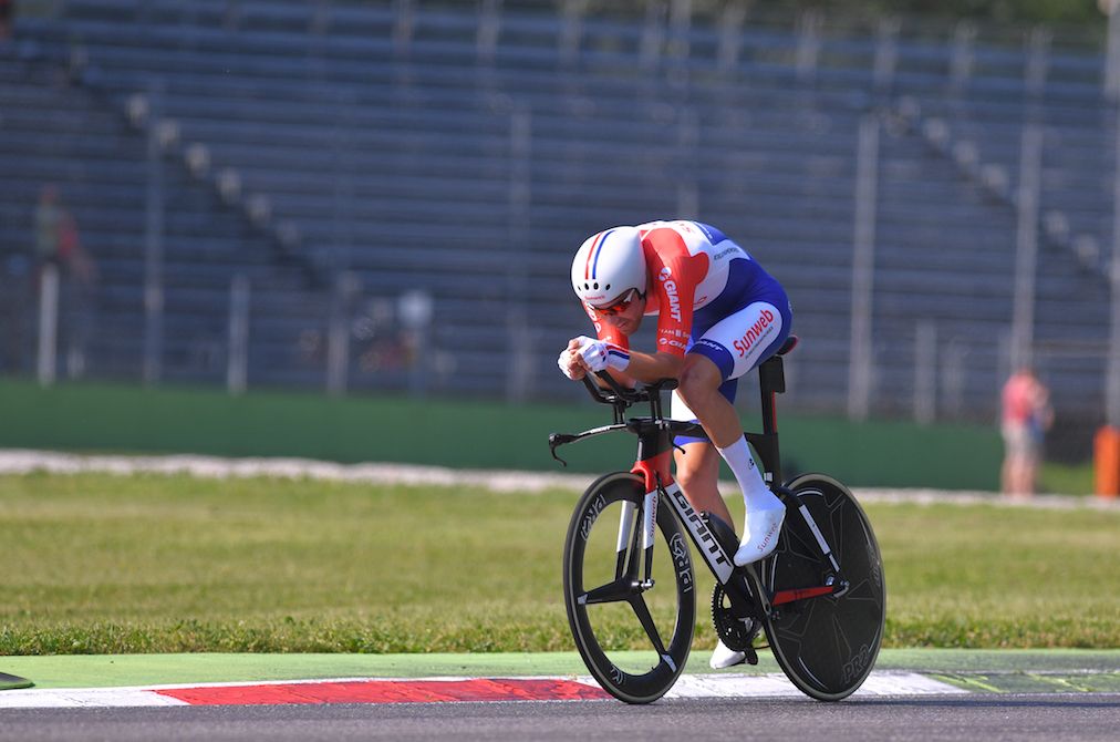 Tom Dumoulin in the Giro d'Italia's final time trial