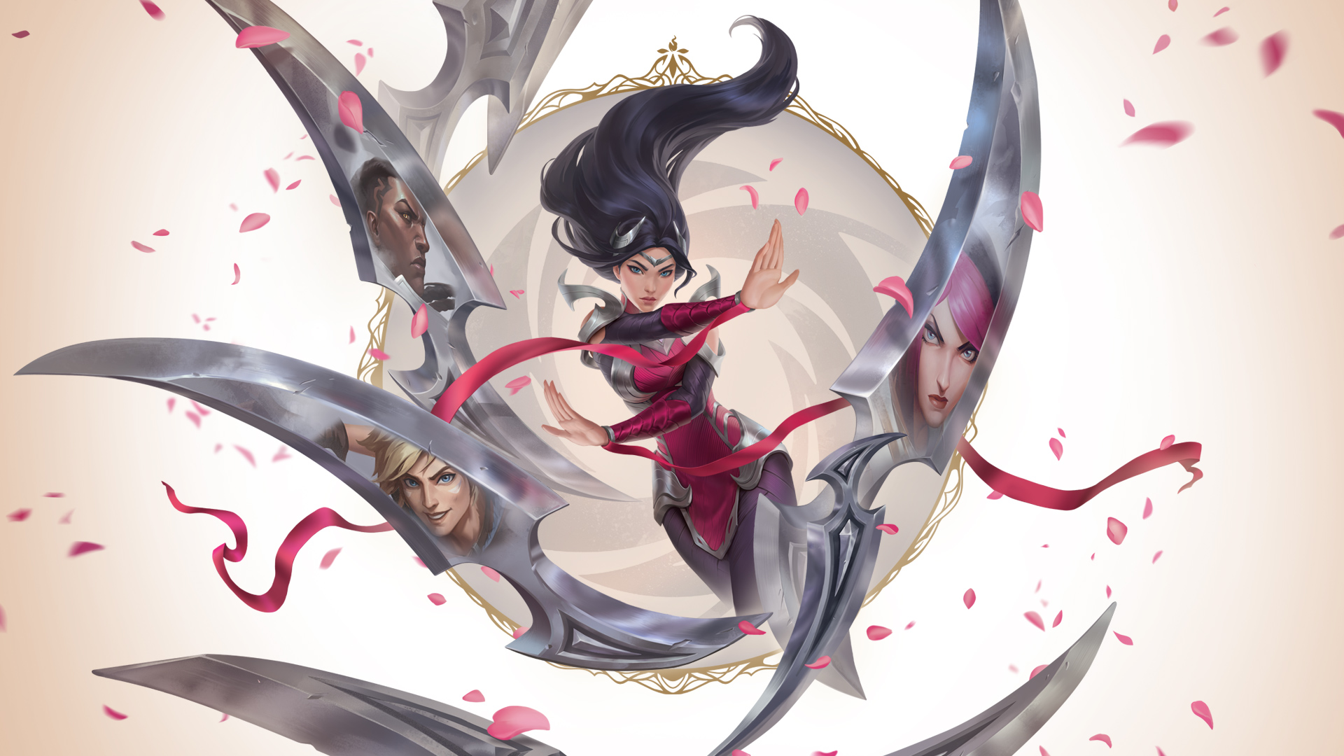 Irelia dancing with blades