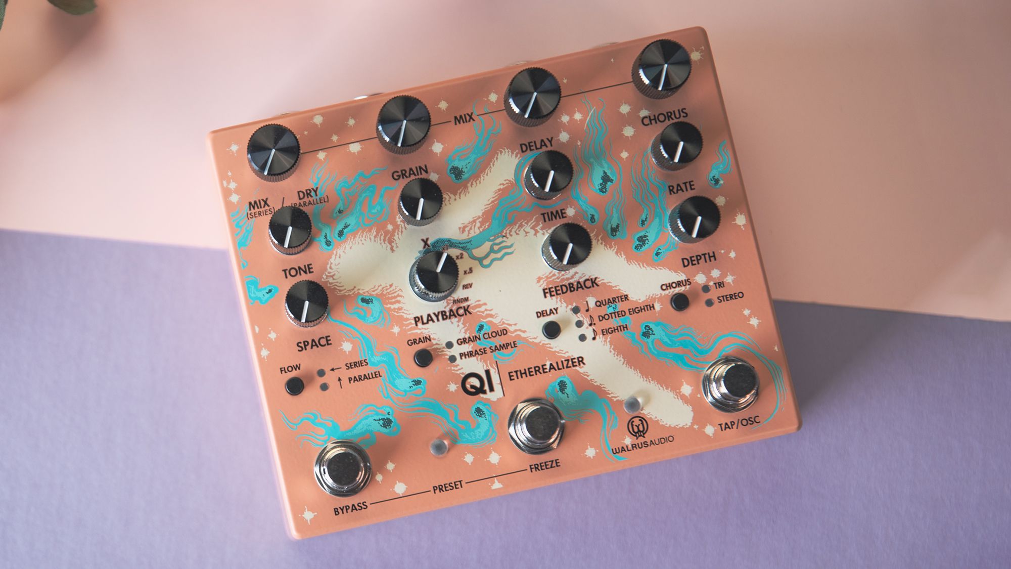 ギター Walrus Audio Qi Etherealizer Walrus Audio Qi Etherealizer - Terracotta | Long & McQuade