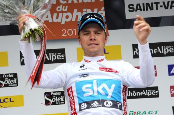 Boasson Hagen (Team Sky) in the white jersey