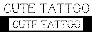 Free tattoo fonts: Cute Tattoo