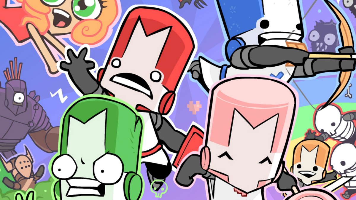 Castle crashers где. Кастл крашерс художник. Castle Crashers Remastered. Castle Crashers диск. Castle Crashers Remastered Нинтендо.