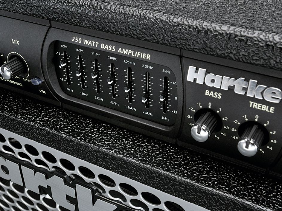 The seven-band graphic EQ gives you plenty of tone shaping potential