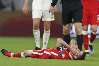 Poland captain Robert Lewandowski will miss Wednesday's trip to Wembley through injury