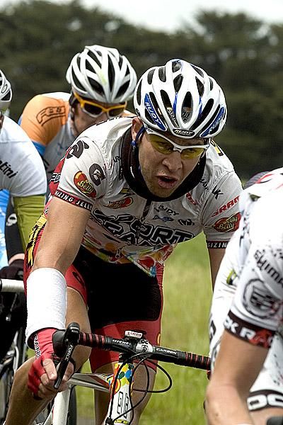 Bernard Van Ulden (Jelly Belly) found the going tough as did most riders in the windy conditions but still managed to finish in 12th place on the stage.