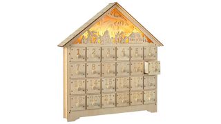 Amazon wooden advent calendar for cheese, one of the best cheese advent calendars for 2022