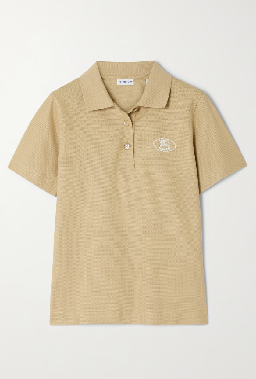 An image of a Burberry polo, a staple of preppy fashion. 