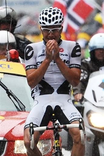 Heinrich Haussler (Cervelo) won the Tour's 13th stage.
