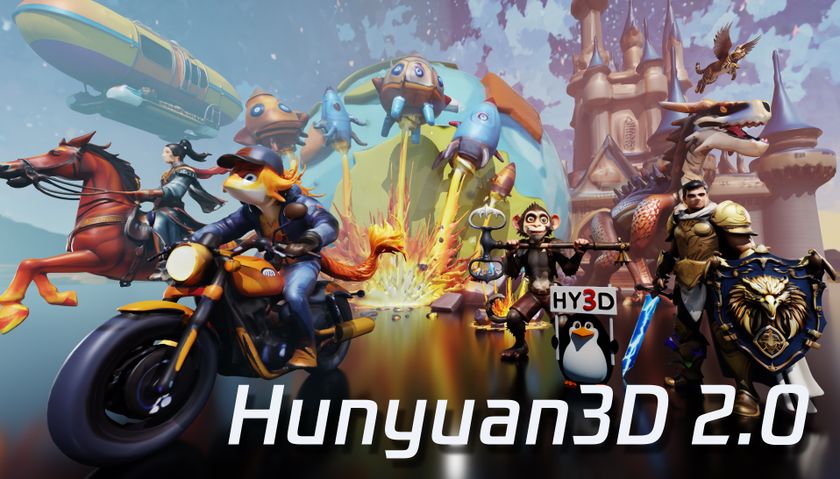 An image from Tencent&#039;s Hunyuan3D 2 AI 3D generator