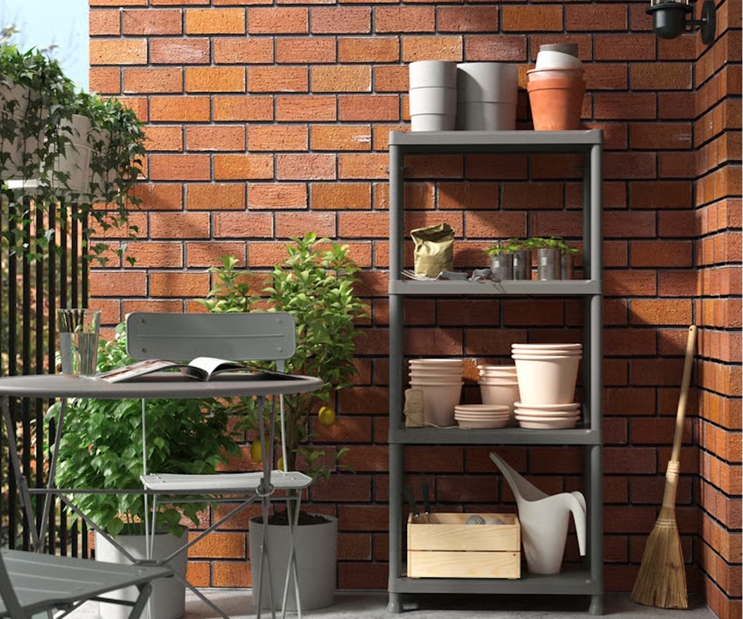 IKEA RUNMARO plant shelf unit