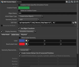 RBD Packed Object interface