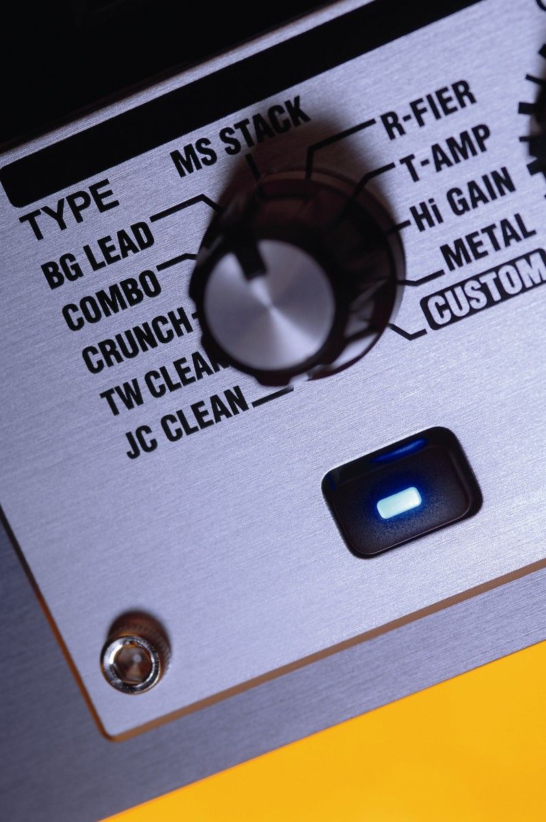 Only a small number of real-world amps are modelled, but the speaker options give plenty of sounds
