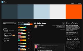 Colour schemes: Adobe Kuler