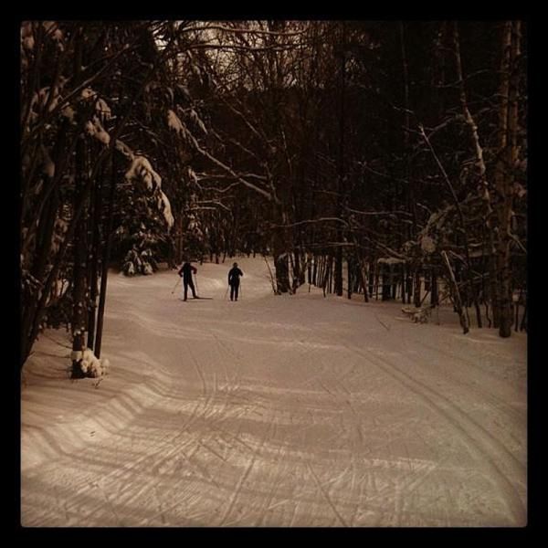Vermont Nordic skiing at Trapps Lodge