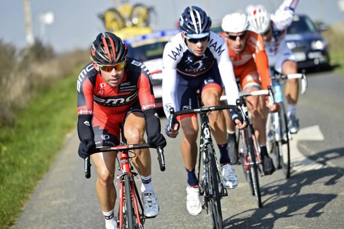 Sebastian Lander (BMC Racing Team) leads the break