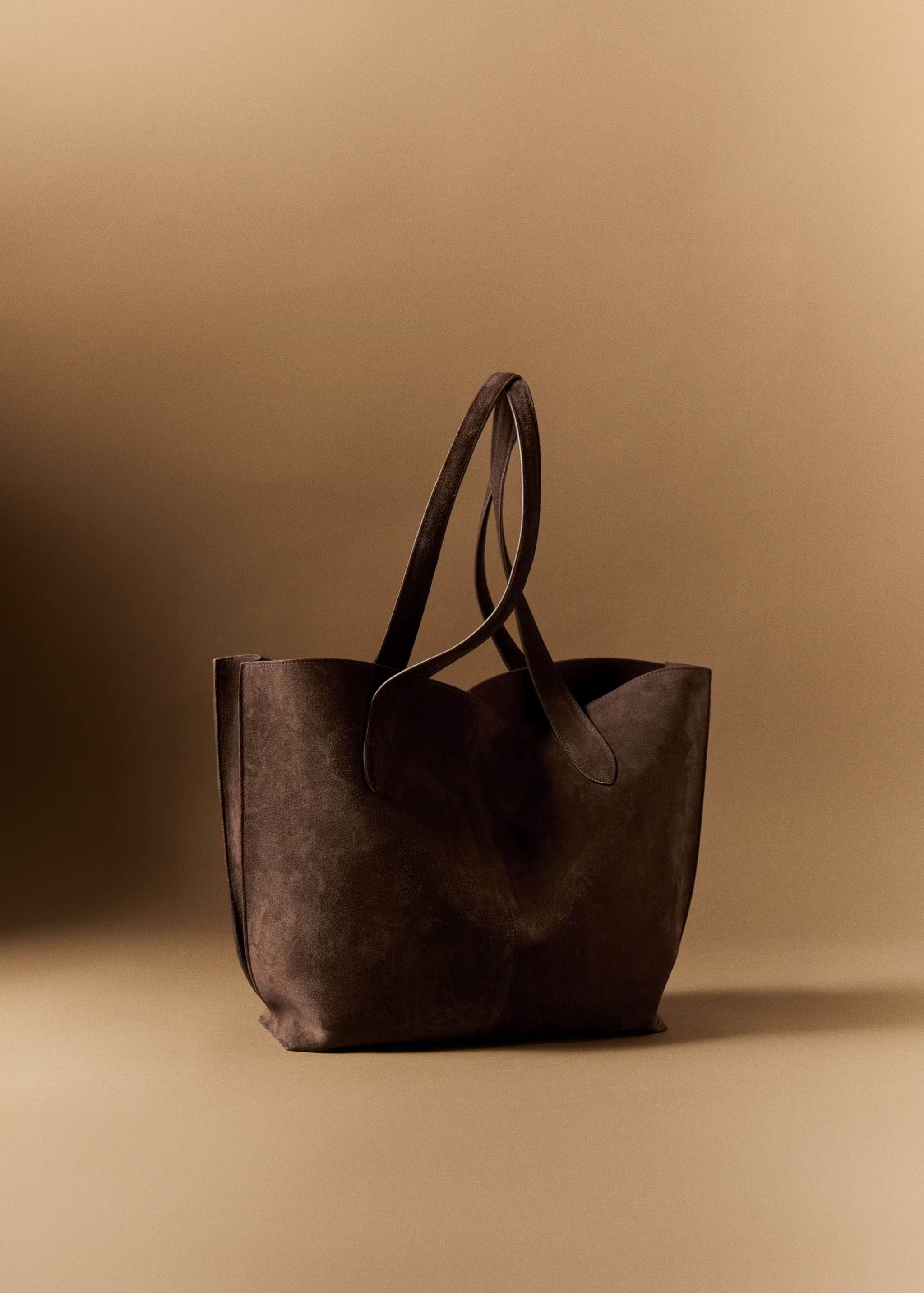 MANGO, Suede Shopper Bag