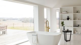 cost of fitting a bathroom contemporary open plan bathroom with views