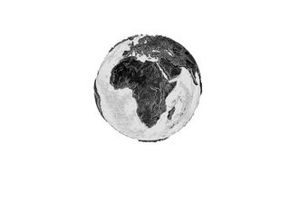 Globe by London-based poet and artist Julianknxx