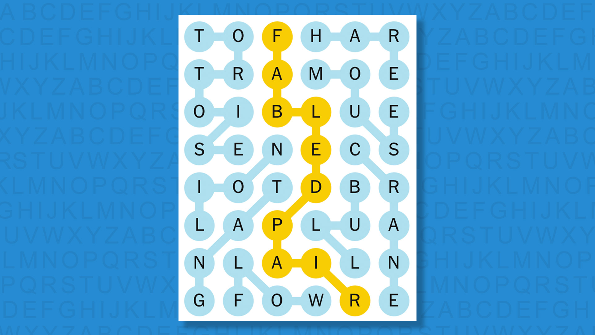 NYT Strands answers for game 618 on a blue background