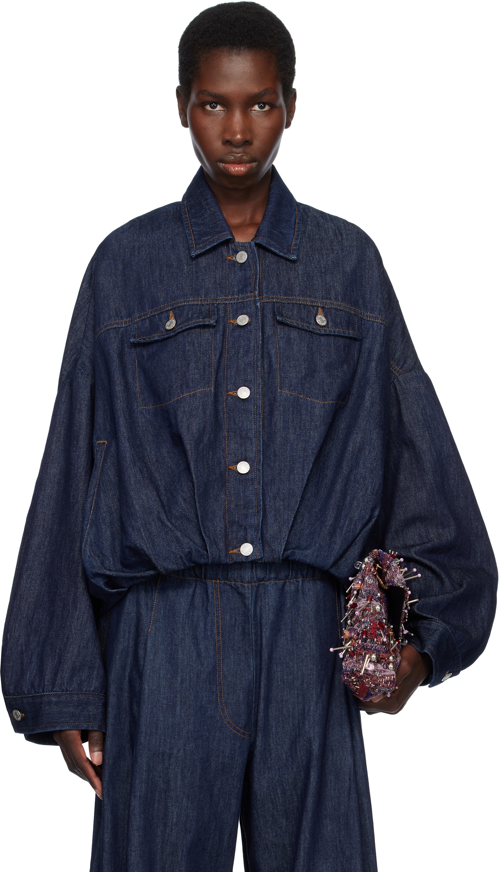 Dries Van Noten, Indigo Overdyed Denim Jacket