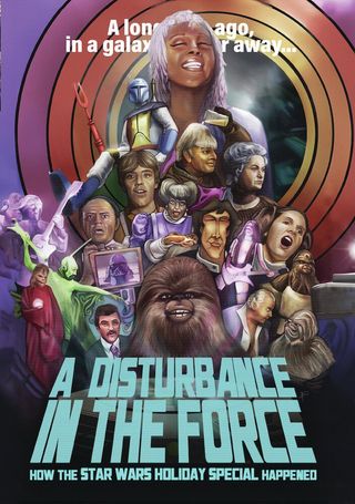 cartoon caricatures of Star Wars characters above the text "A Disturbance in the Force."