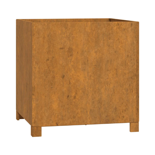 Borough Wharf Planter With Legs Rusty Corten Steel | Wayfair.co.uk