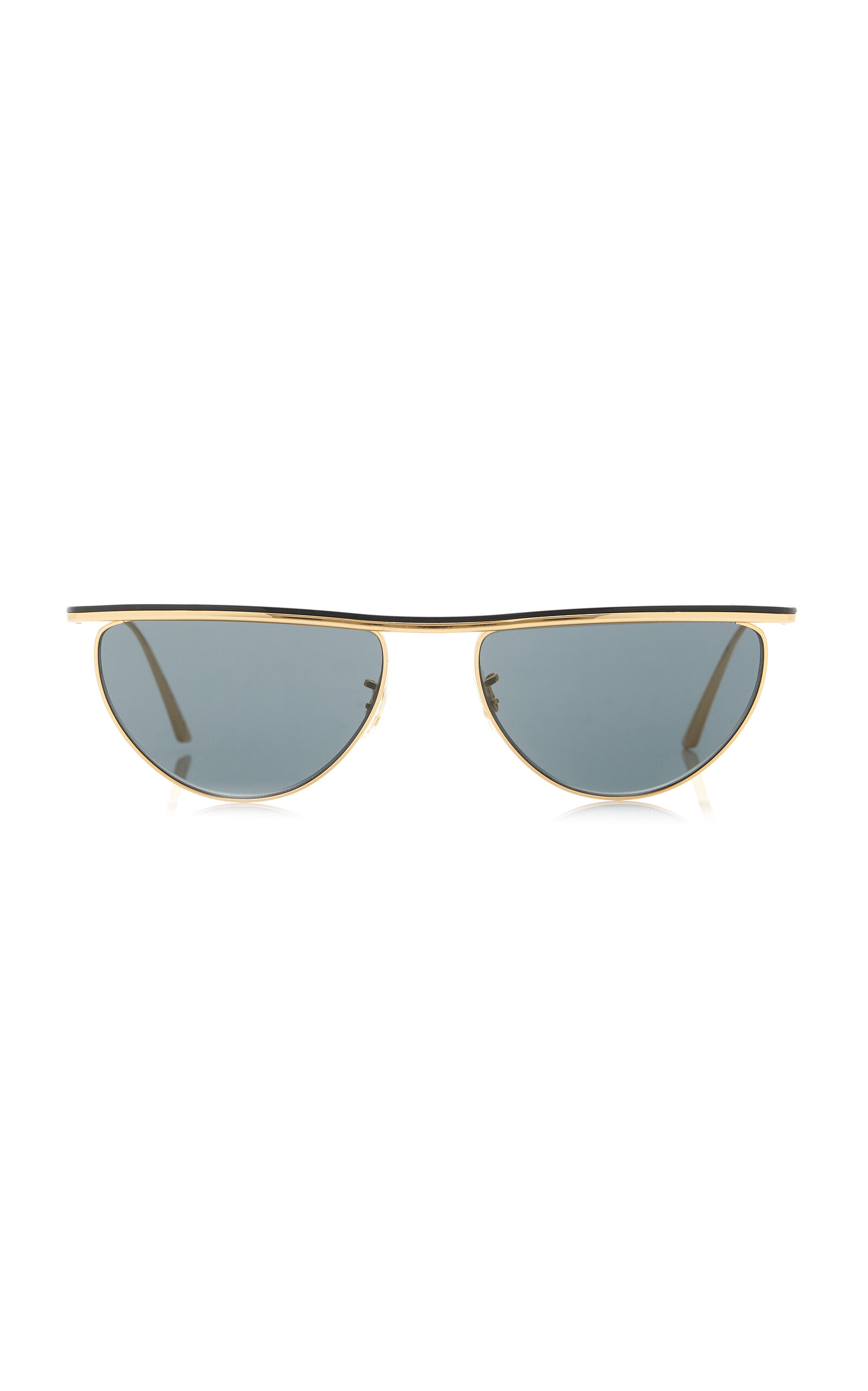 X Oliver Peoples 1984c D-Frame Metal Sunglasses