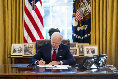 Biden in the Oval Office