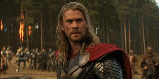 Chris Hemsworth as Thor in The Dark World