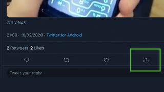 How to download videos from Twitter — Twitter app arrow