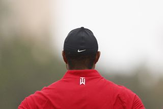 Tiger Woods from behind
