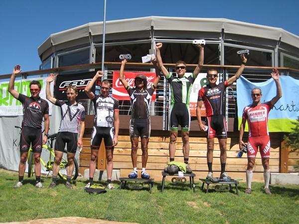 Men's open podium