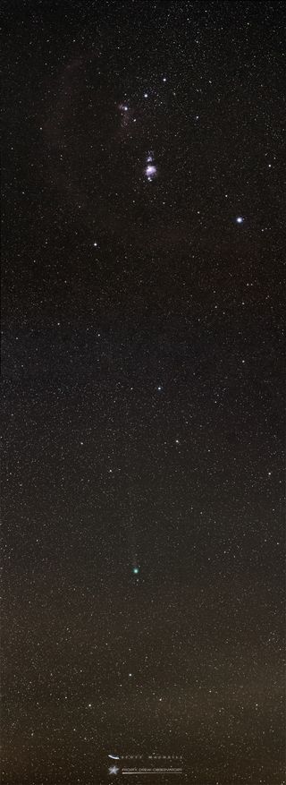Comet Lovejoy C/2014 Q2 Seen in Rhode Island
