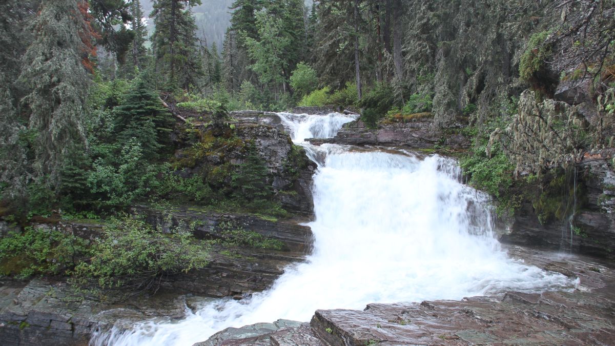 McDonald Falls at Glacier National Park, Montana