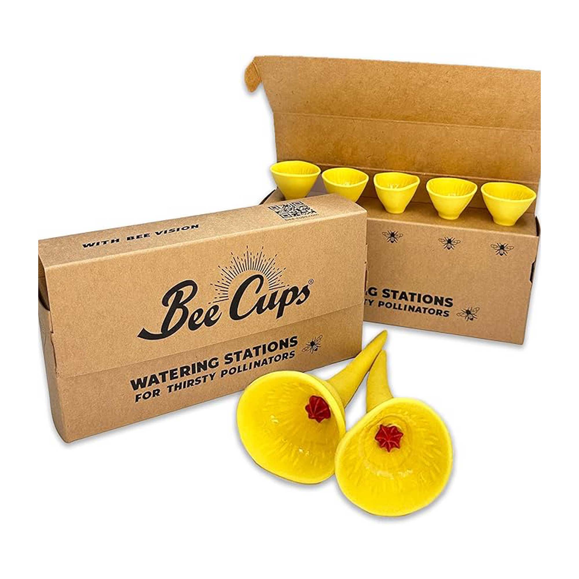 Bee Cups watering stations