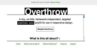 Overflow enables you to handle overflow in a consistent manner