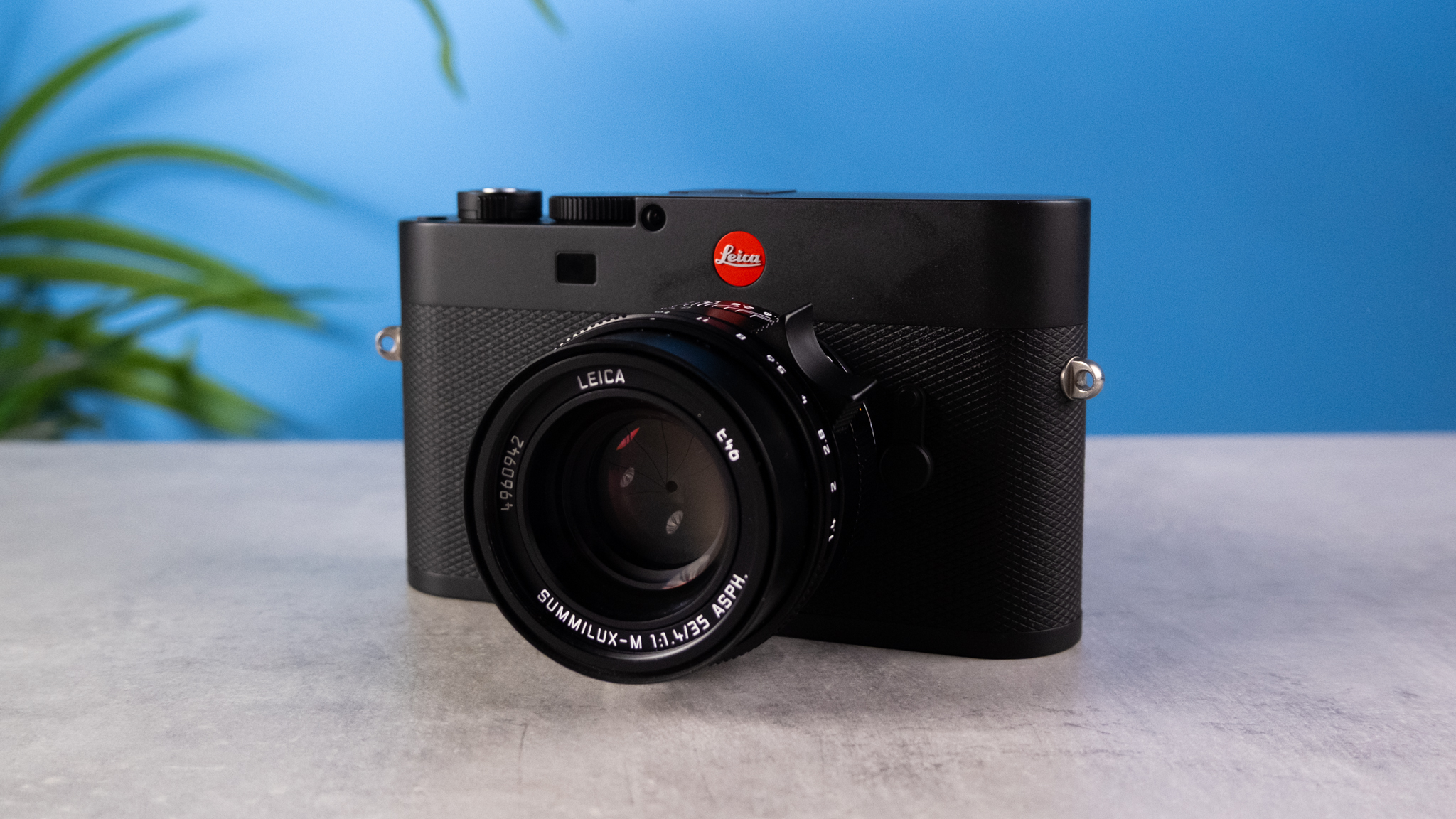 A Leica M EV1 rangefinder-style camera
