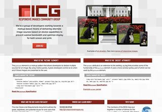 web design trends: RICG site