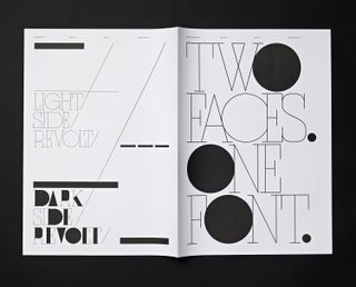 Otto is available exclusively from HypeForType (www.hypefortype.com) and is seen here in the foundry’s specimen showcase book
