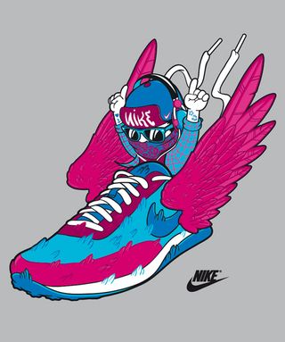 Nike T-shirt 'Wings' design for the Spring 2012 collection