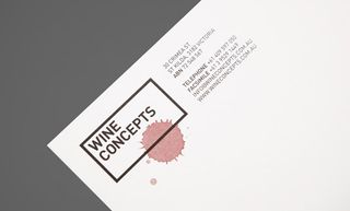 Letterhead design: Wine Concepts
