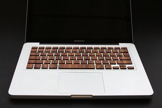 Wooden Macbook keyboard 1