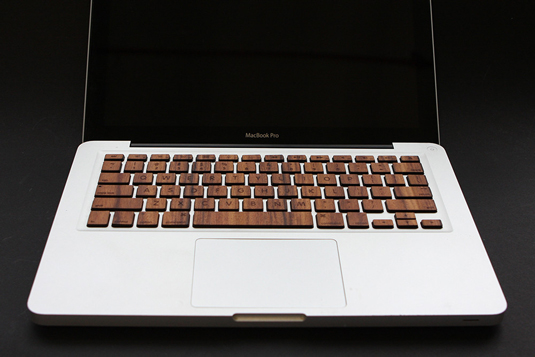 Wooden Macbook keyboard 1