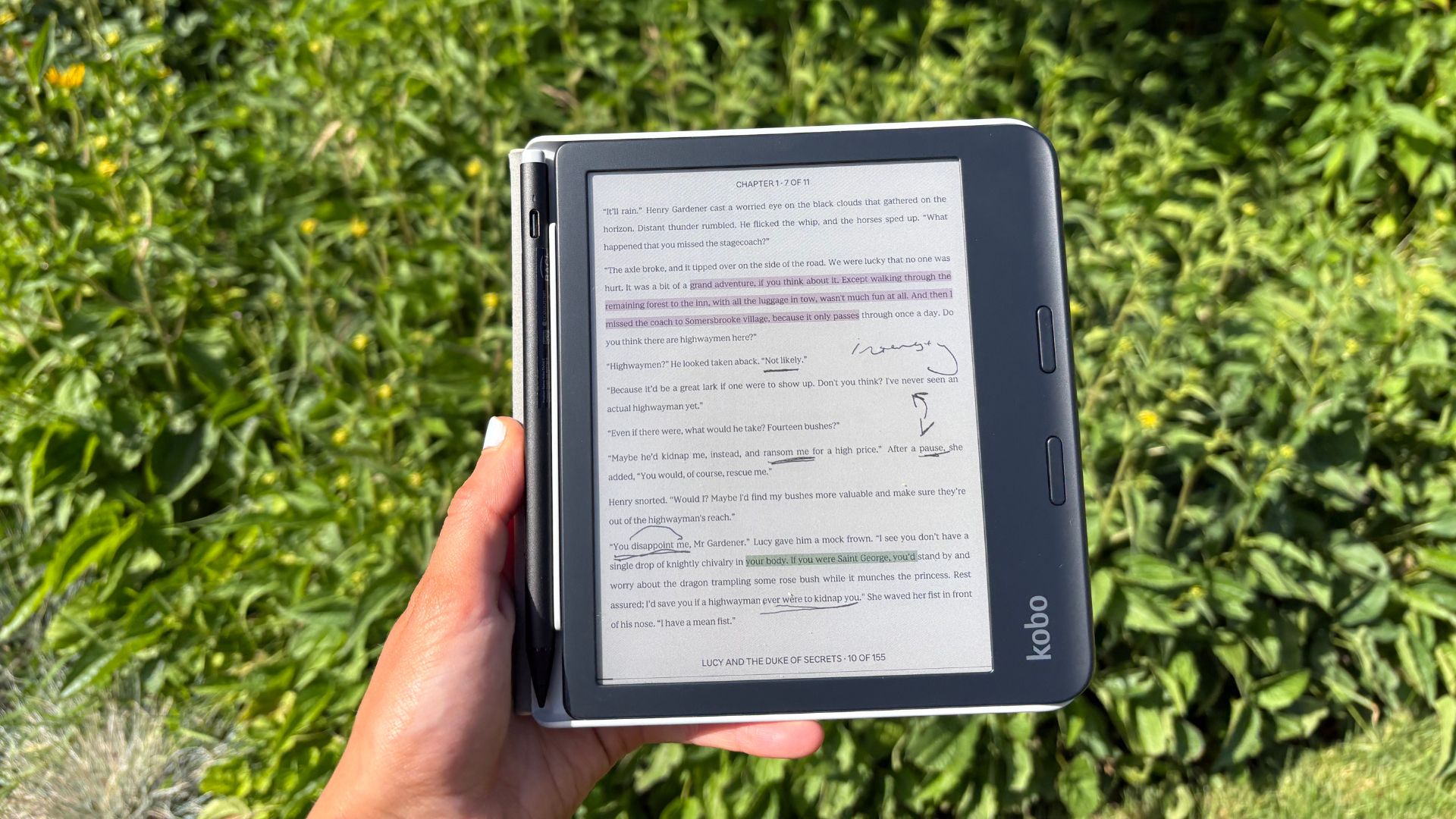 Kobo Libra Colour outside