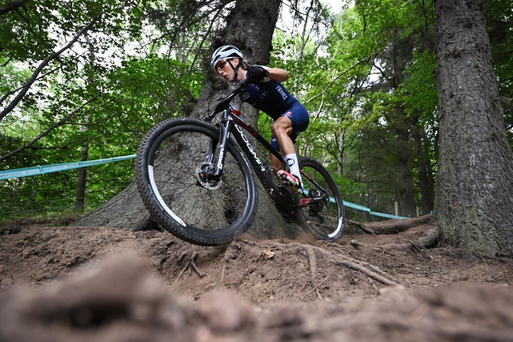 France&rsquo;s Pauline Ferrand-Pr&eacute;vot on her way to victory