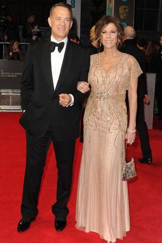 Tom Hanks and Rita Wilson at the BAFTAs 2014